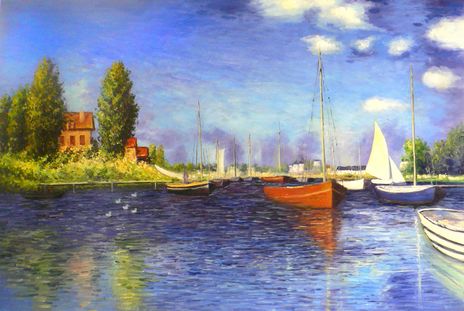 Red Boats at Argenteuil
